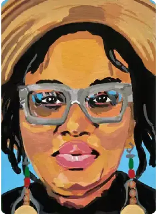 Rethabile Jessica Gamede profile painting